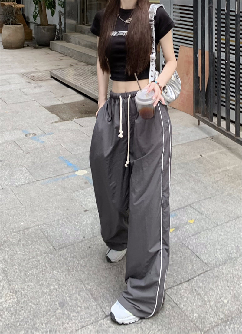 ワイドナイロンパンツ