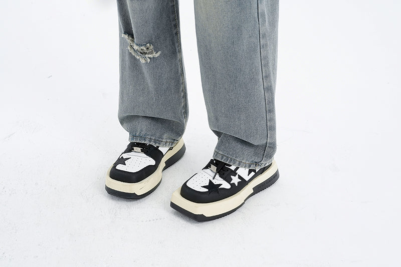 ダメージワイドデニムパンツ