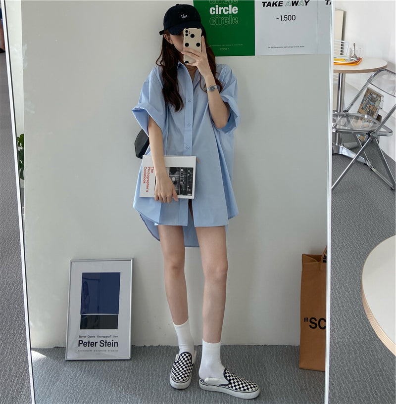 半袖オーバーシャツ