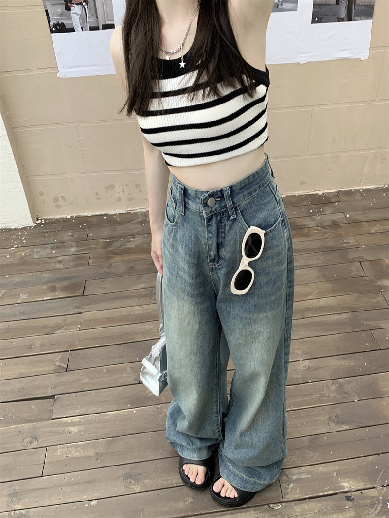 ブーツカットワイドパンツ