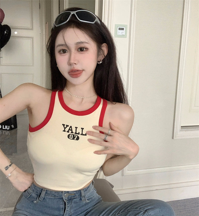パッド付リンガータンクトップ