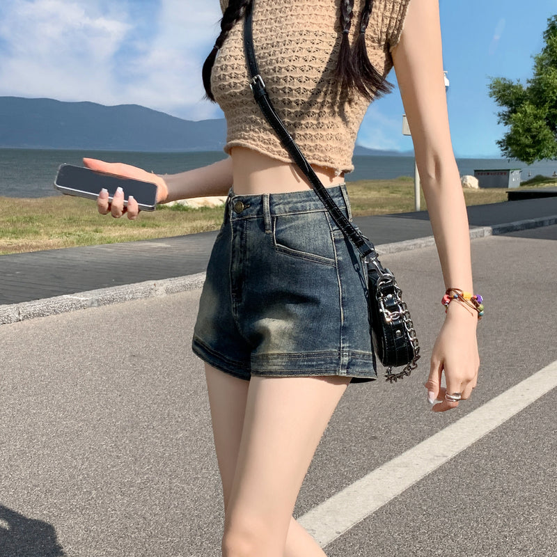 デニムショートパンツ