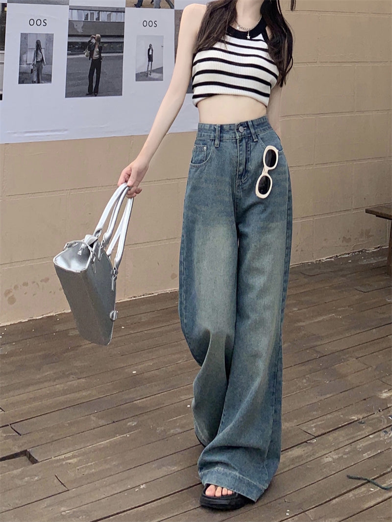 ブーツカットワイドパンツ