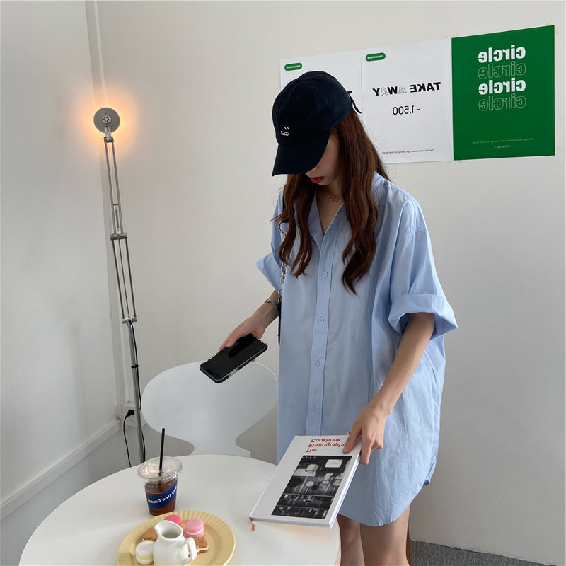 半袖オーバーシャツ