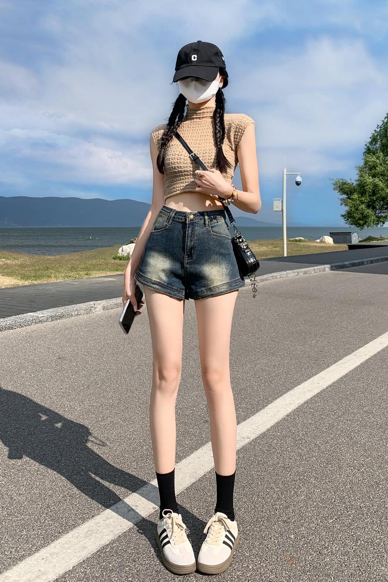 デニムショートパンツ