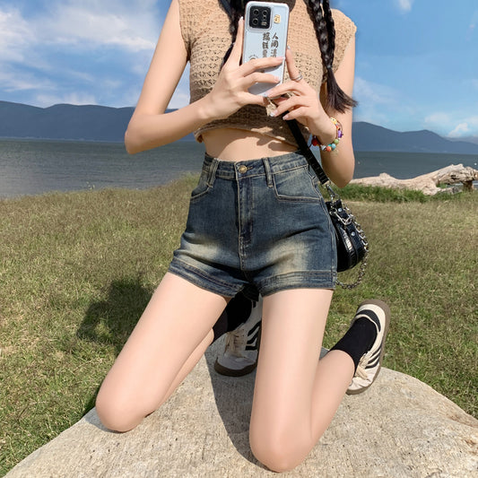 デニムショートパンツ