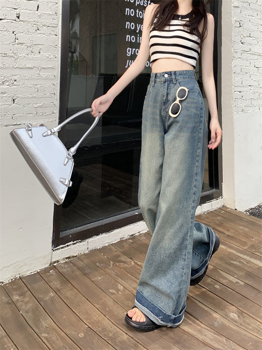 ブーツカットワイドパンツ